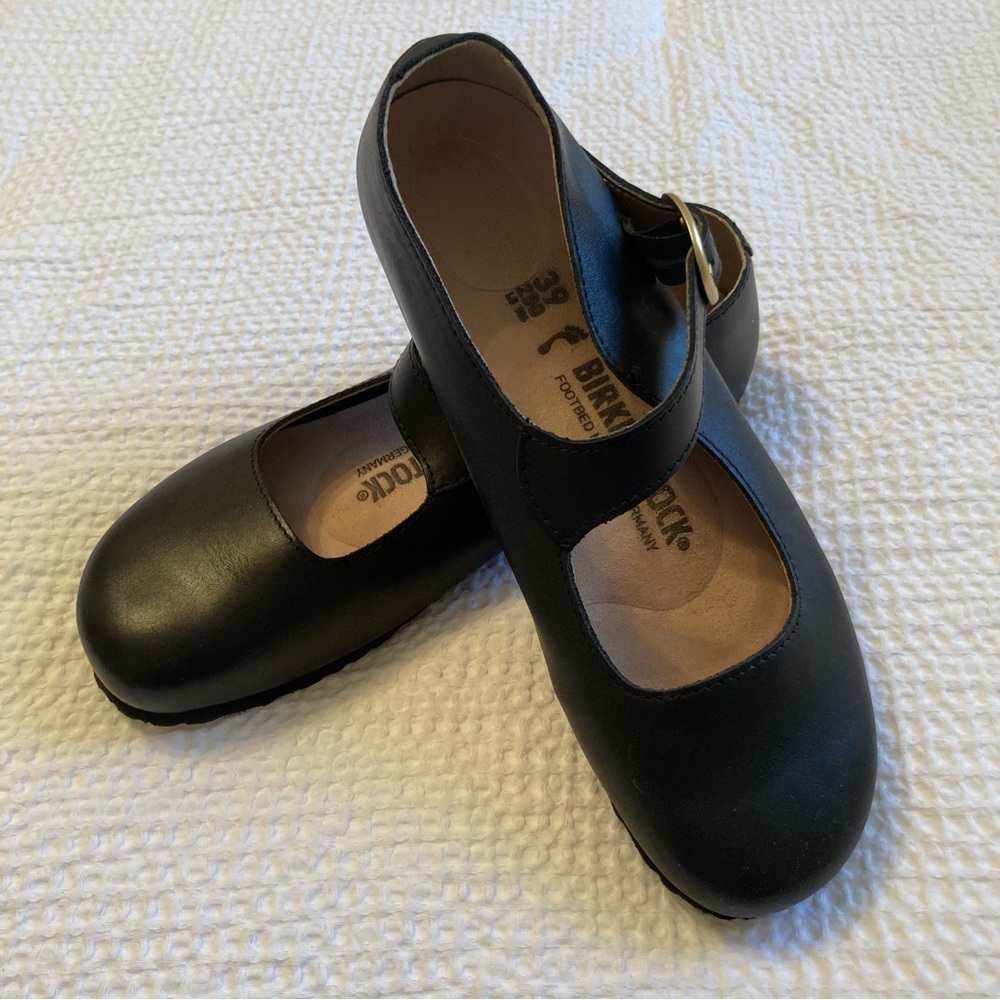 Black Birkenstock Mary Janes